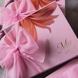 Caixa 15 anos rosa claro